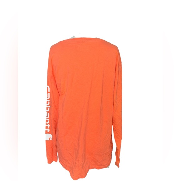 CARHARTT | WOMENS BRIGHT CREW NECK LONG SLEEVE LOOSE FITTING SHIRT - Picture 3 of 7
